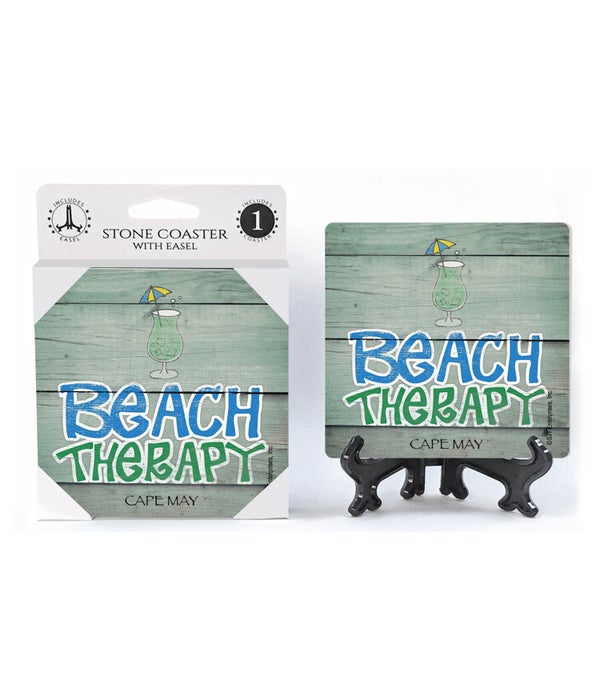 Beach Therapy-1 Pack Stone Coaster