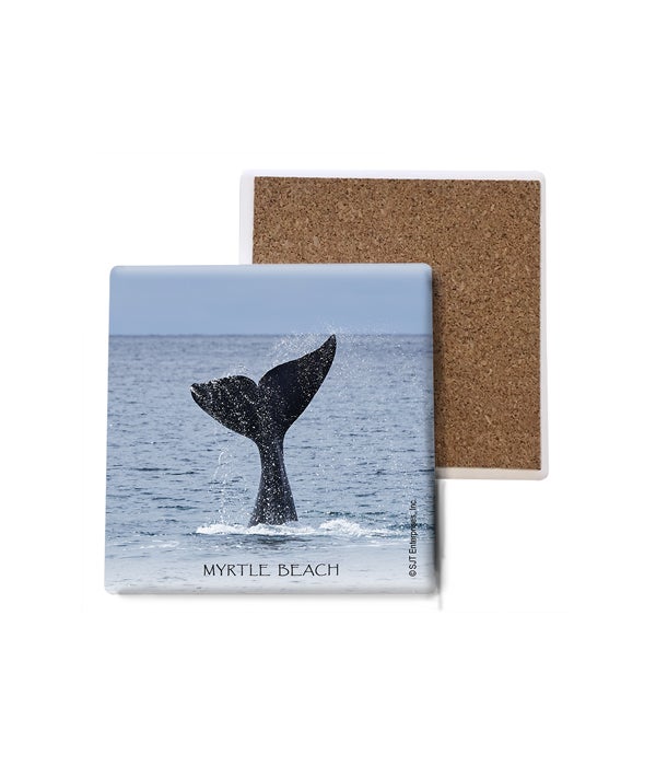 whale tail-Stone Coasters
