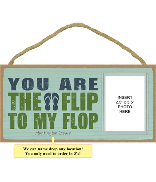 Flip Flop 5x10 plaque