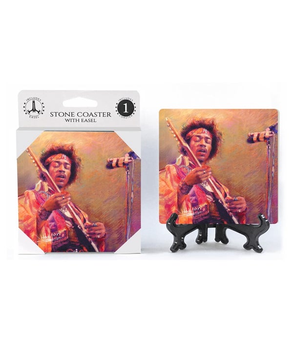 Jimi Hendrix-1 pack stone coaster