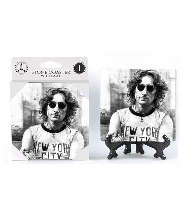 John Lennon-1 pack stone coaster