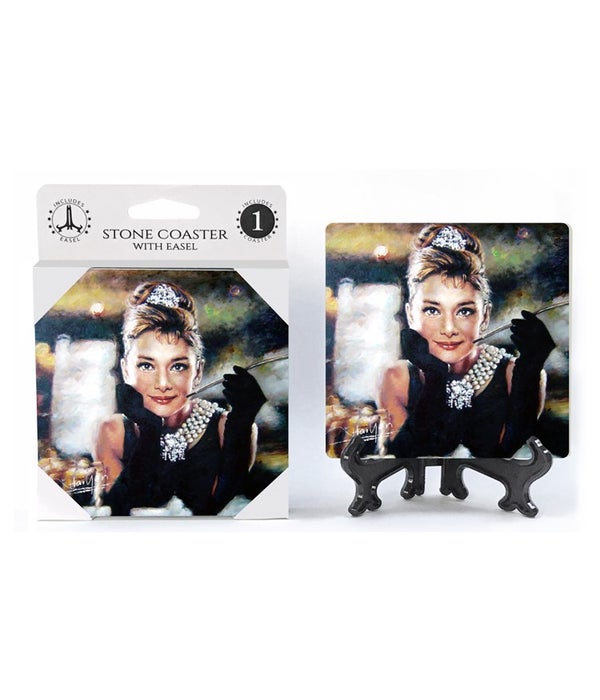 Audrey Hepburn-1 pack stone coaster