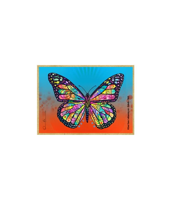 Butterfly-Dean Russo Wildlife Wooden Magnet