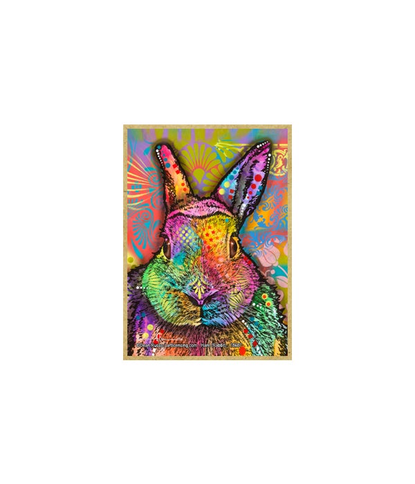 Hare-Dean Russo Wildlife Wooden Magnet