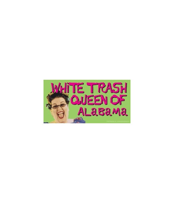 White Trash Queen-4x8 Car Magnet