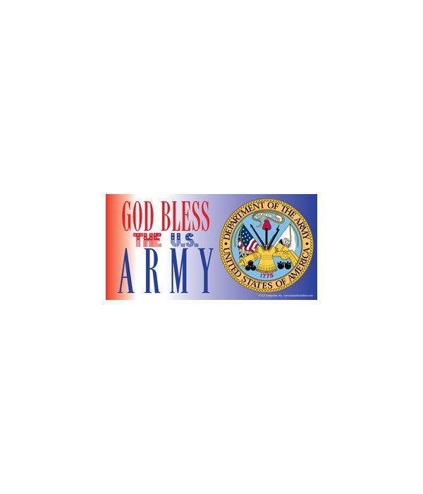 God Bless the U.S. Army (with picture of
