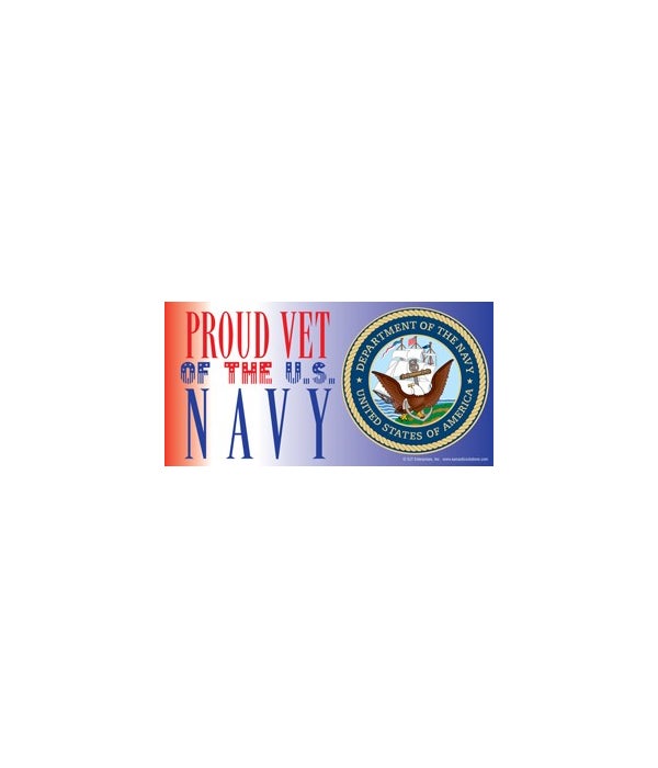 Proud Vet of the U.S. Navy-4x8 Car Magnet