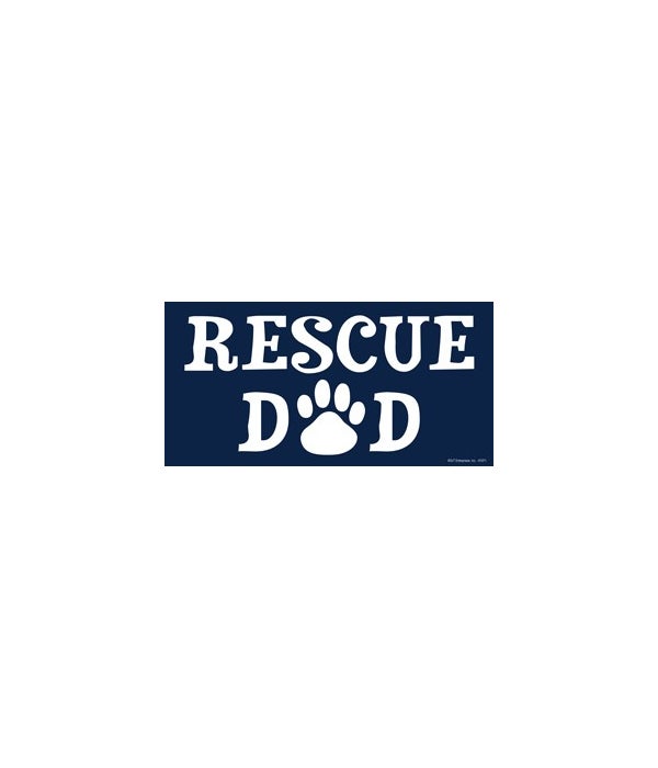 Rescue Dad 4x8 Car Magnet