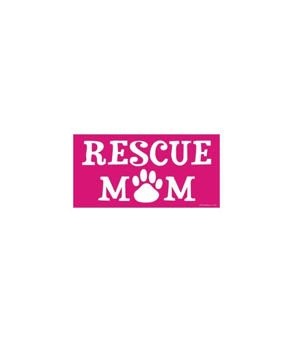 Rescue Mom 4x8 Car Magnet