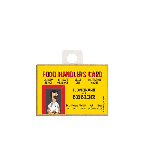 Food Handler Card - Bob Belcher