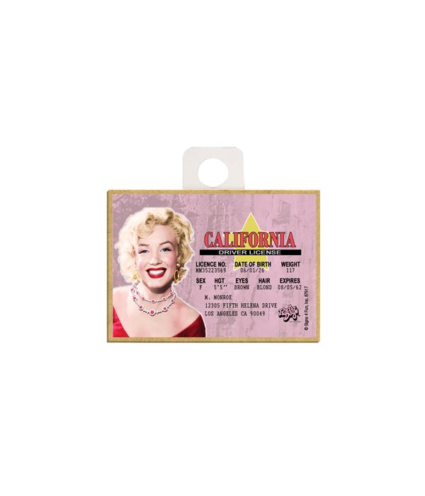 Marilyn Monroe Driver's License