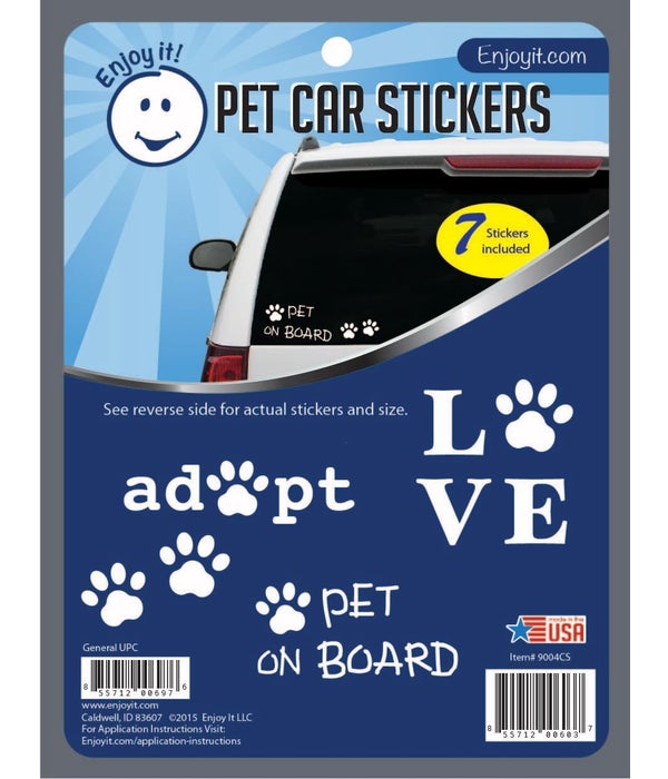Pet Car Stickers