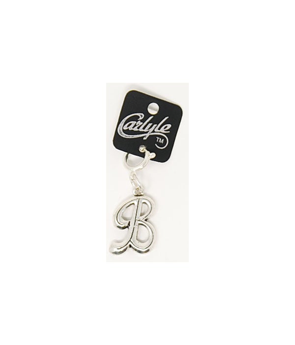 "B" Carlyle Letter Charm