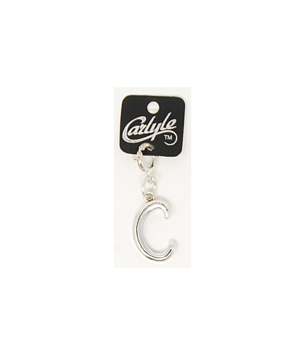 "C" Carlyle Letter Charm