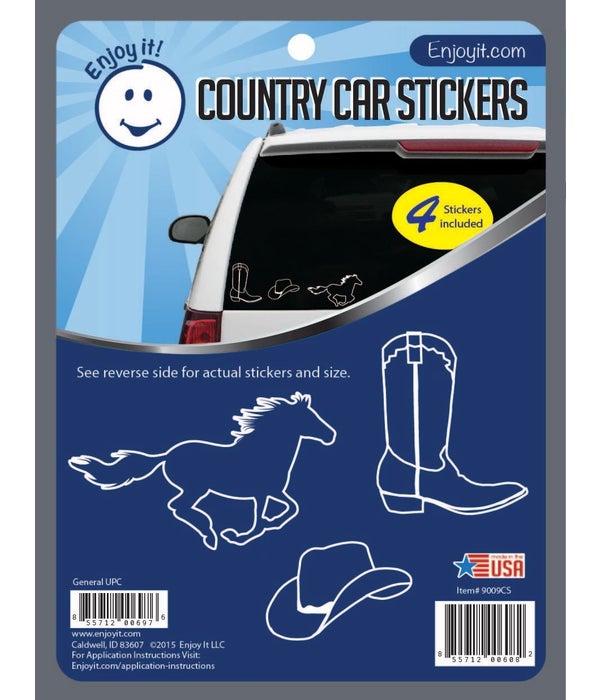 Country Car Stickers