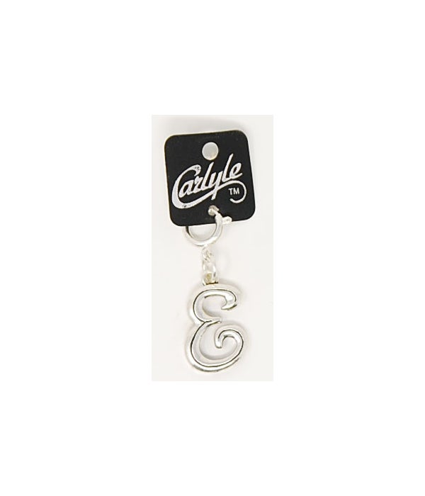 "E" Carlyle Letter Charm