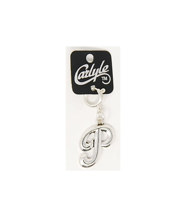 "P" Carlyle Letter Charm