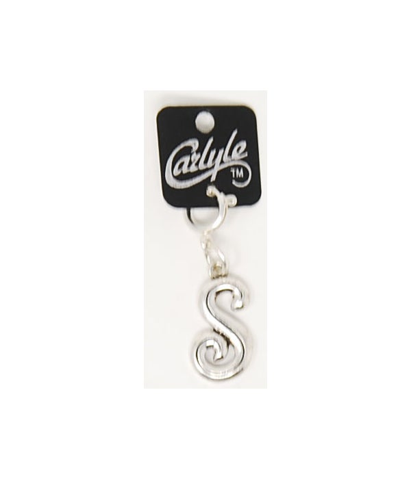 "S" Carlyle Letter Charm