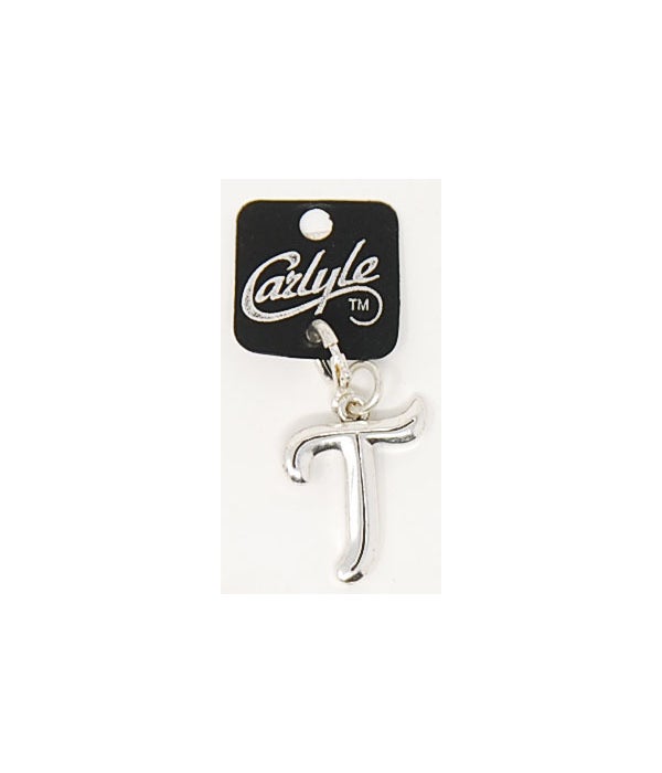 "T" Carlyle Letter Charm