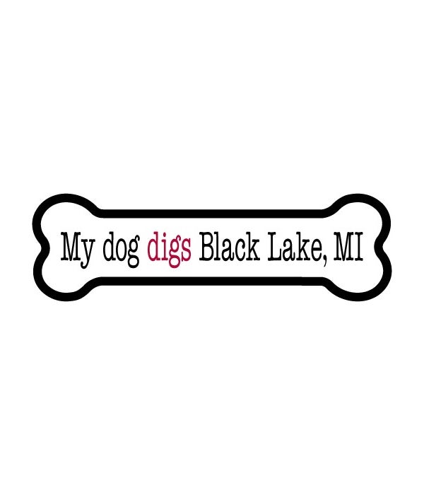 Black Lake MI bone magnet