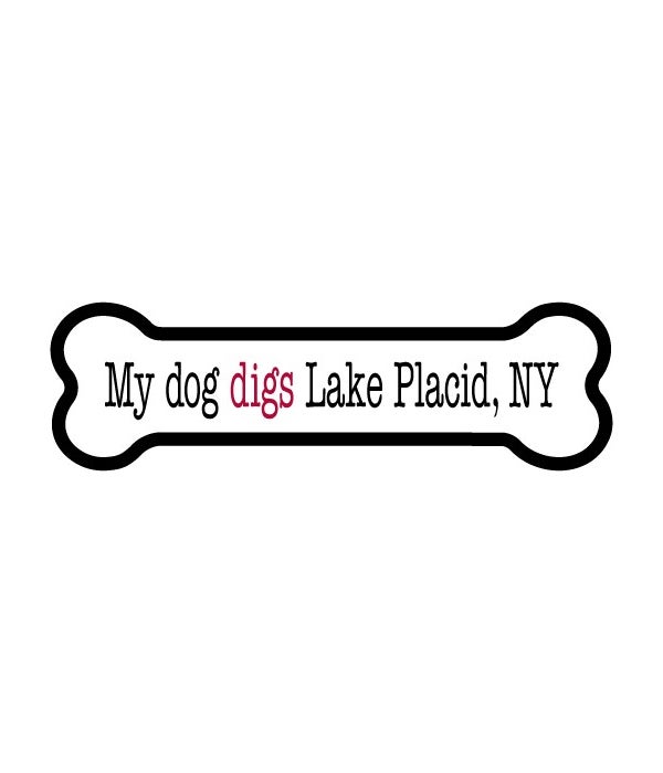 My Dog Digs Lake Placid, NY Bone Magnet