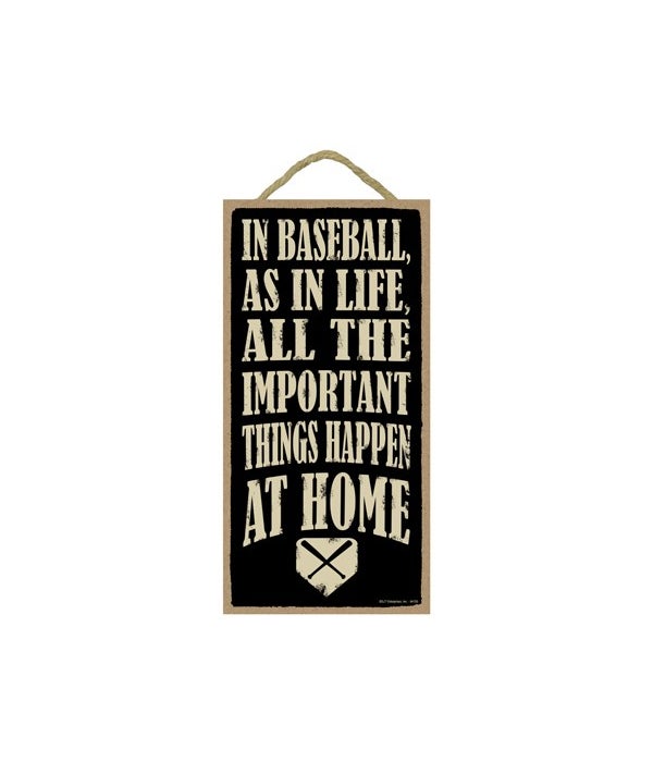 In baseball, as in life, all the importa