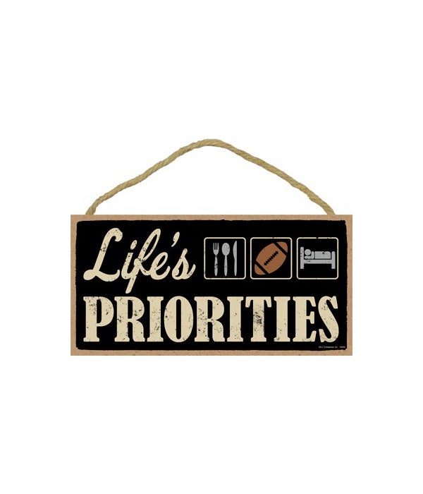 Life's priorities (football) 5x10