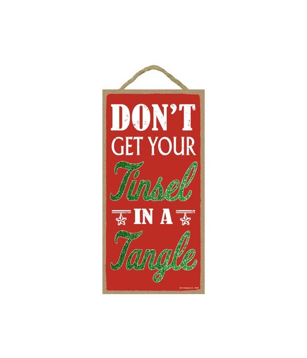 Don't get your tinsel in a tangle 5x10
