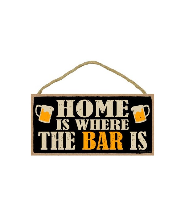 Home is where the bar is