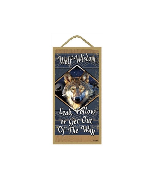 Wolf Wisdom 5x10