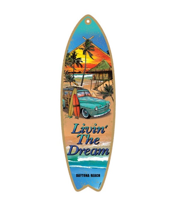 Livin' the dream - woodie on the beach S