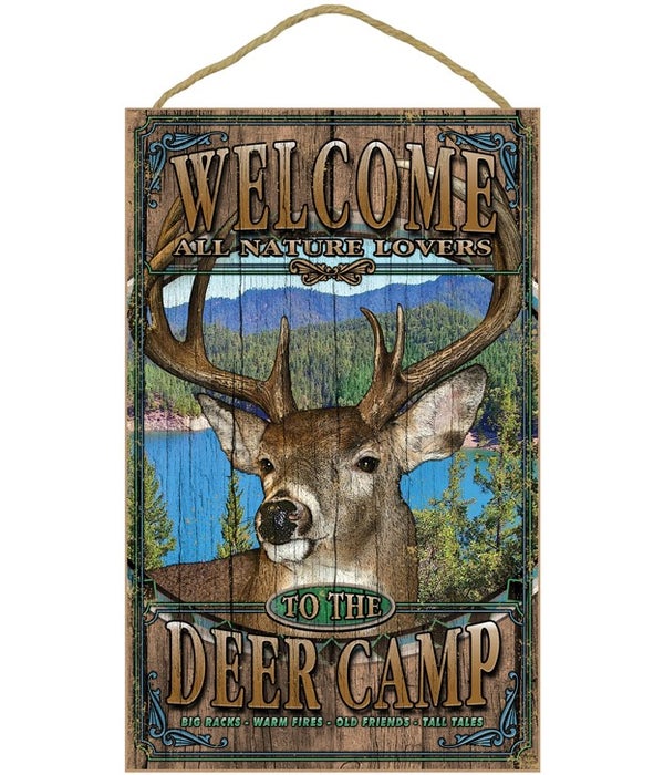 Deer welcome 10x16 sign