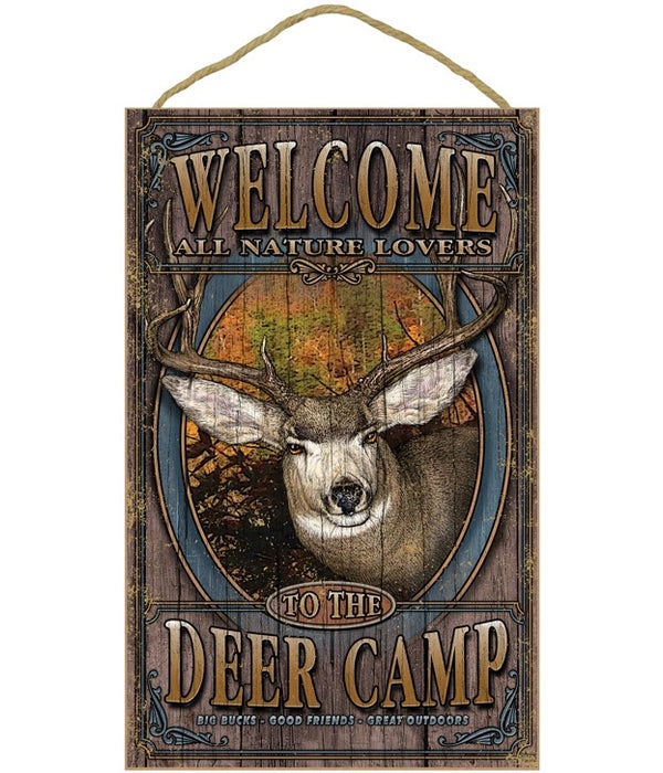 Deer, Mule welcome 10x16 sign