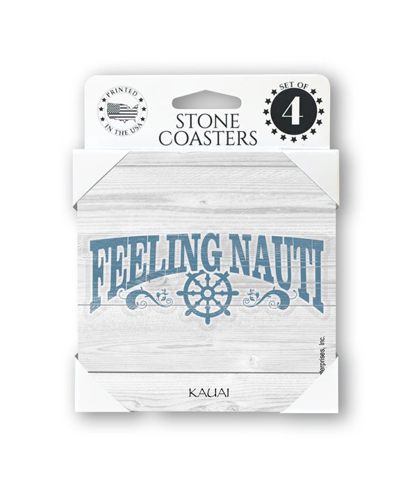Feeling Nauti-4 pack stone coasters