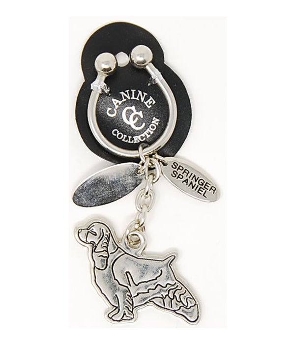 Springer Spaniel Canine Collection Key Ring
