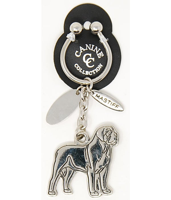 Mastiff Canine Collection Key Ring