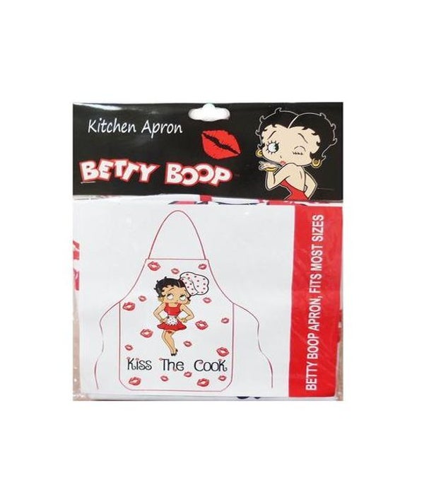 BETTY BOOP APRON - KISS THE COOK