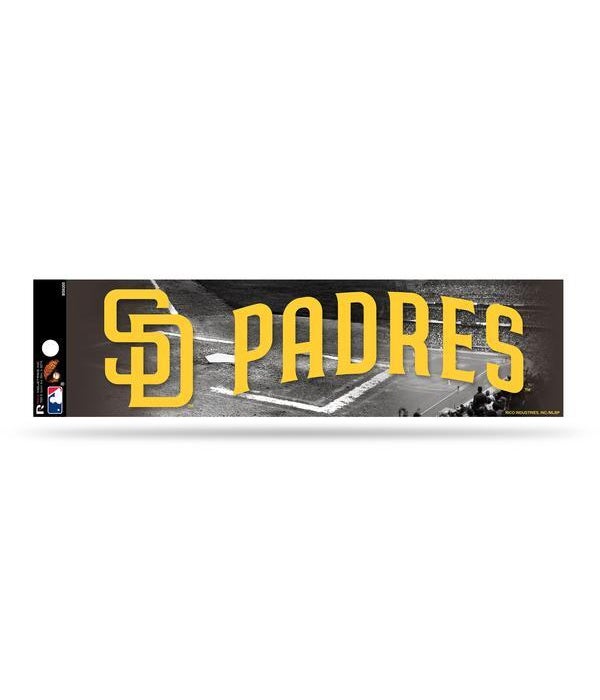 SAN DIEGO PADRES BUMPER DECAL