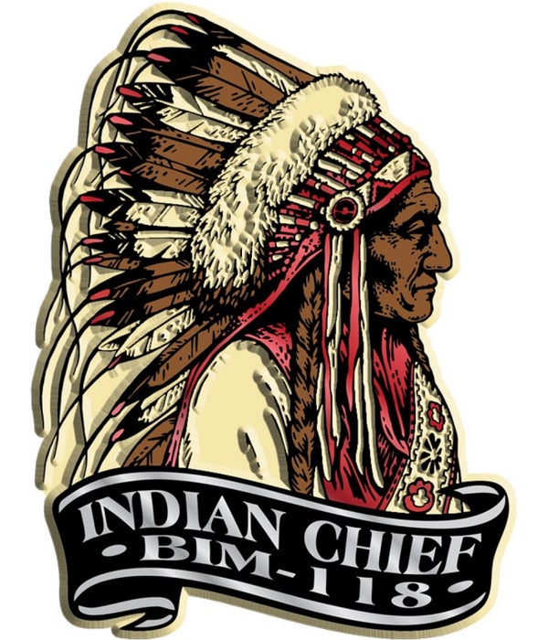 Banner Indian imprint magnet