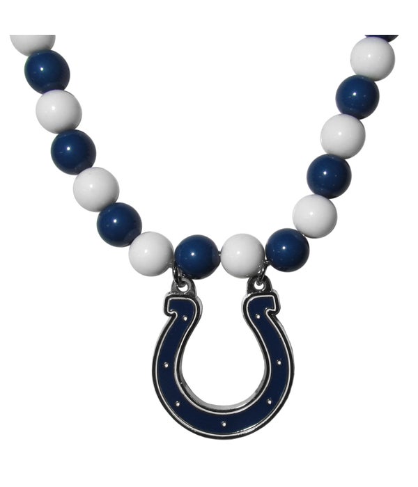 INDIANAPOLIS COLTS BEADED NECKLACE