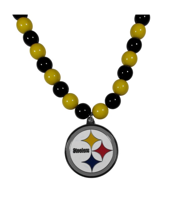 PITTSBURG STEELERS BEADED NECKLACE