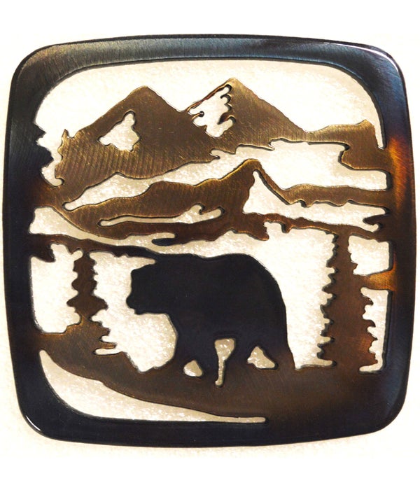 Bear Inside Bear Coaster
