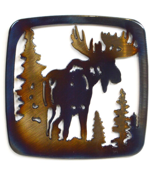 Moose with Trees Coaster