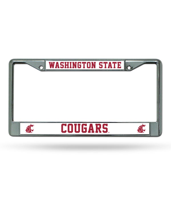 WASH STATE COUGARS CHROME FRAME