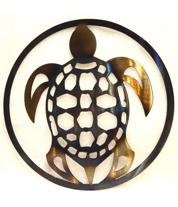 Shellback Sea Turtle 12"RoundArt