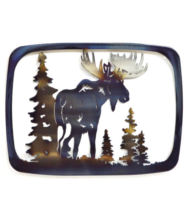 MOOSE WITH TREES Casserole Dish Holder