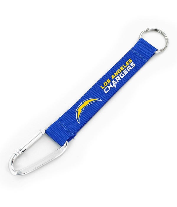LOS ANGELES CHARGERS CARABINER LANYARD KEY CHAIN