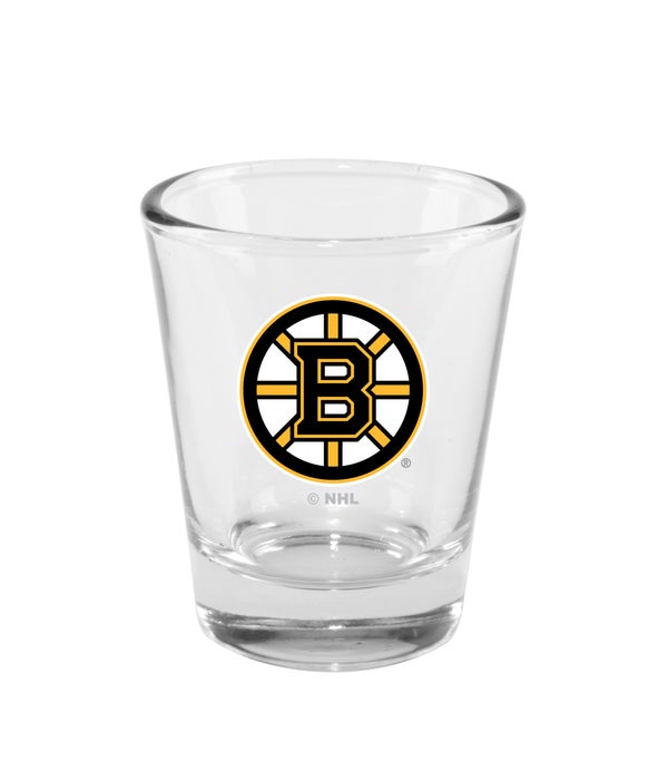 BOSTON BRUINS CLEAR SHOT GLASS