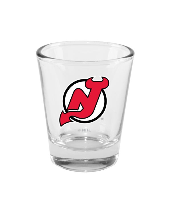 NEW JERSEY DEVILS CLEAR SHOT GLASS