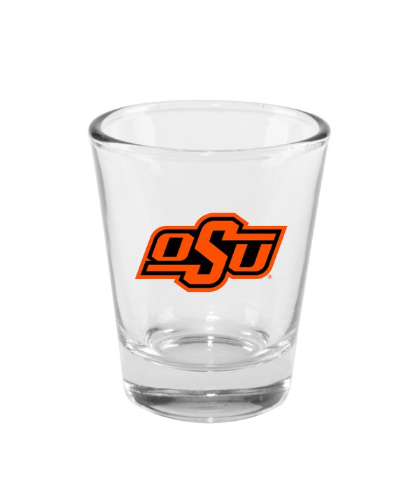 OKLAHOMA STATE COWBOYS CLEAR SHOT GLASS